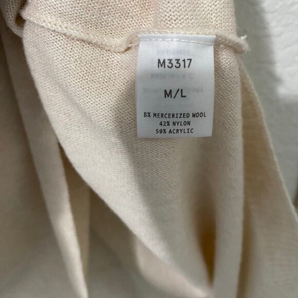 Kerisma Tunic Sweater Womens Size M/L Neutral Soft Wool Blend Minimalist - Picture 5 of 7